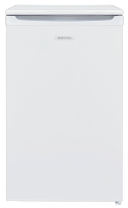 το ψυγείο κλεισμένο απο μπροστά σε ένα κενό άσπρο πλαίσιο
